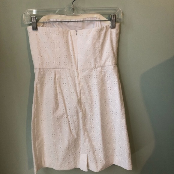 Vineyard Vines Strapless White Eyelet Dress - Picture 2 of 4